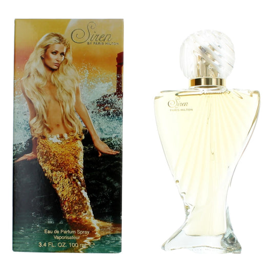 Women’s Eau de Parfum spray bottle with cap, shown with product box