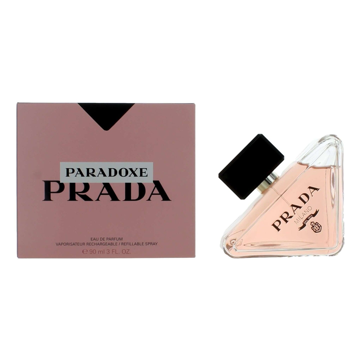 Paradoxe by Prada women’s EDP spray bottle with box, 3 oz