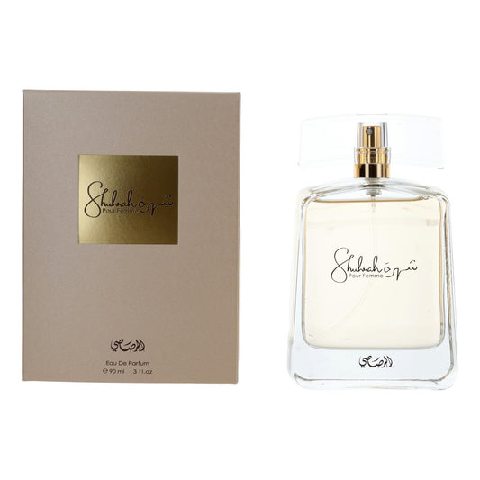 Women’s Shuhrah Eau de Parfum spray bottle with matching box, 3 oz