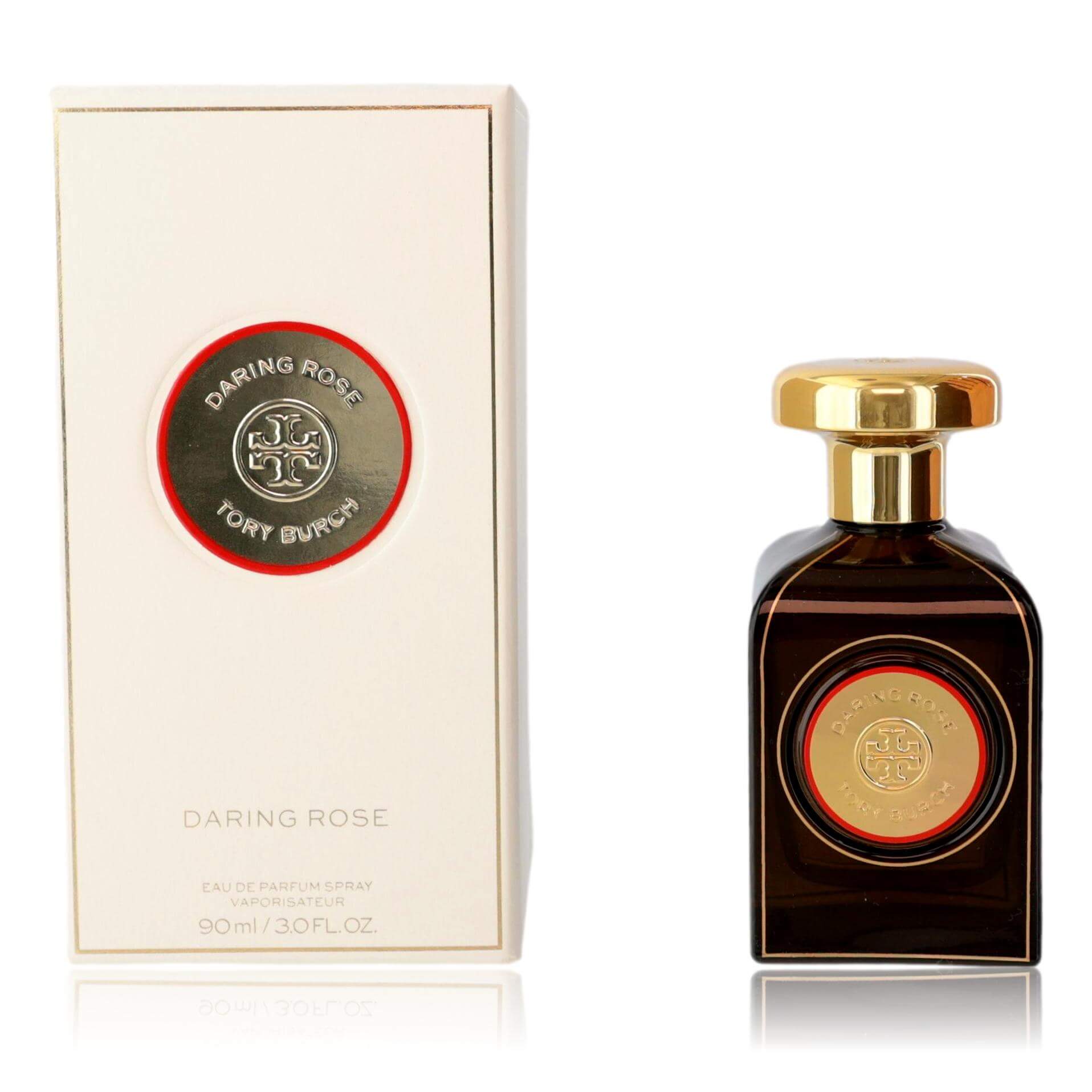 Darling Rose by Tory Burch, 3 oz EDP Spray for Women in a stylish packaging with a luxurious bottle design.