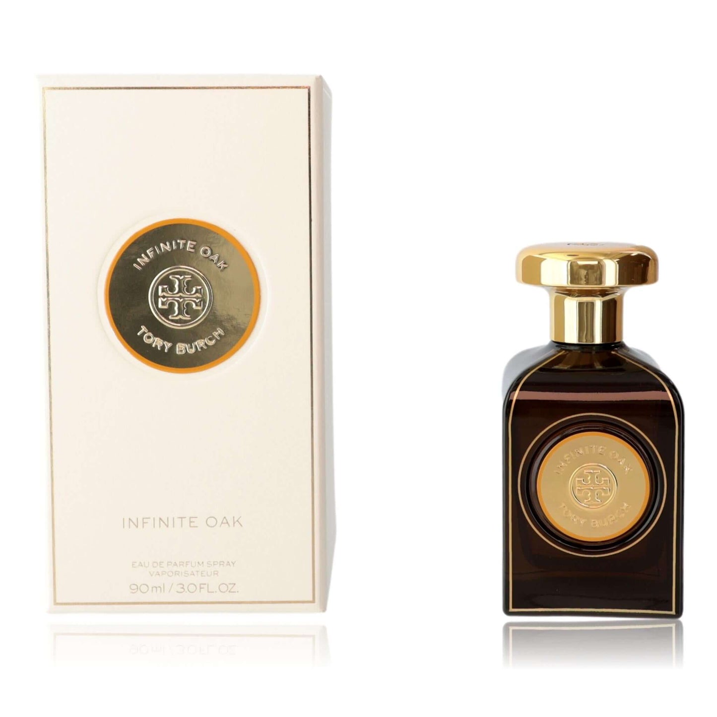 Infinite Oak EDP spray set with glass bottle and rectangular gift box