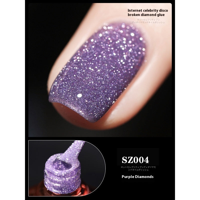 18-Color Disco Diamond Nail Gel – Glamorous Sparkle Nail Art Kits & Accessories | Ectron Online