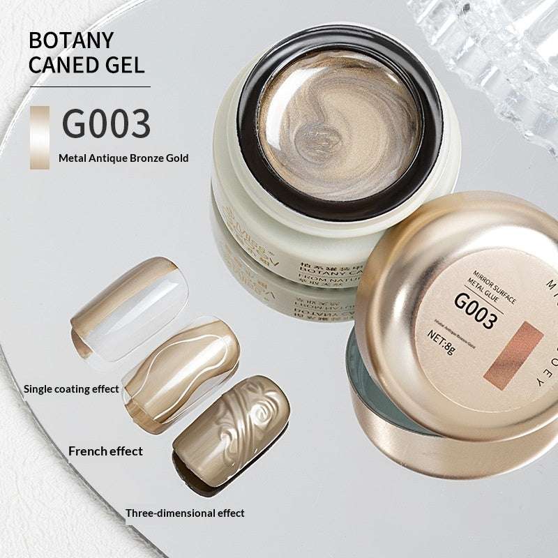 Japanese-style Liquid Mirror Metallic Gel Polish