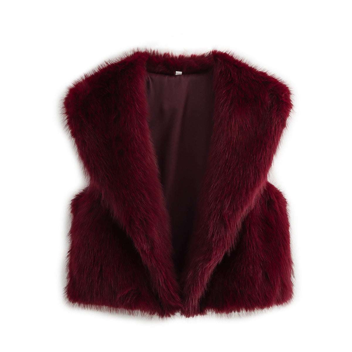 Women's Sleeveless Artificial Fur Vest - Cardigan Outerwear Artificial Fur Cardigan Sleeveless Vest | Ectron Online