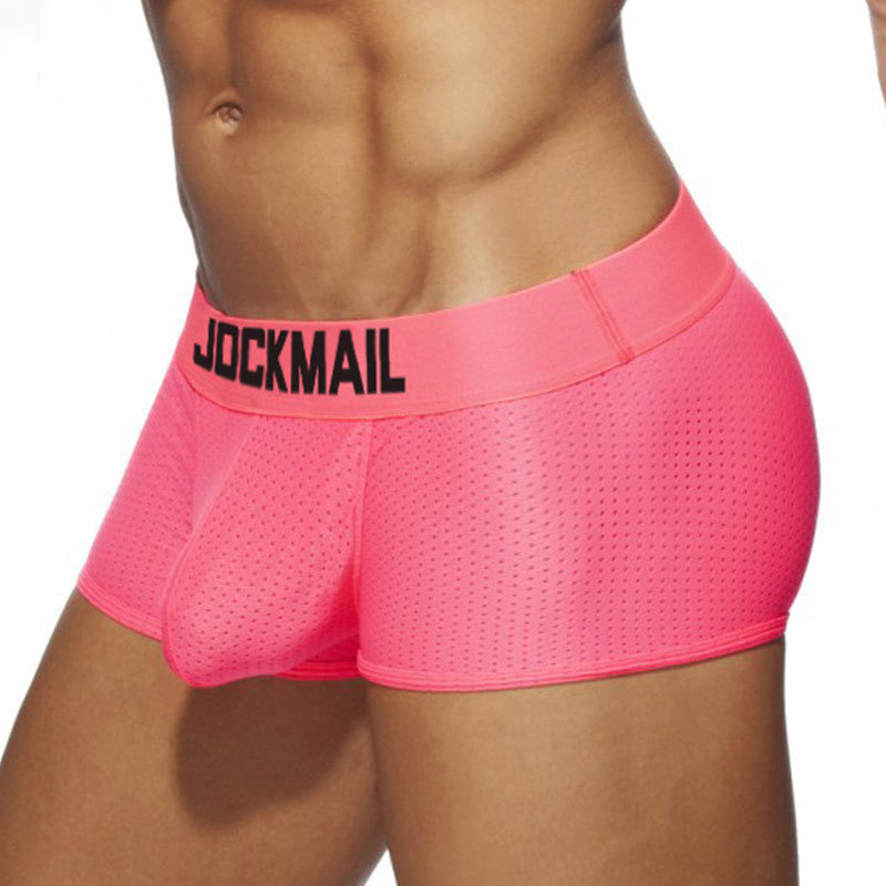 Men’s Ice Silk Boxers – Mesh Quick-Dry Breathable Youth Underwear Mesh Quick-drying Panties Men's Boxers I | Ectron Online