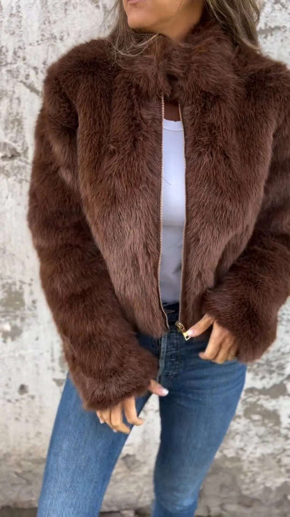 Fashion Stand Collar Plush Jacket Fashion Stand Collar Plush Jacket Winter | Ectron Online