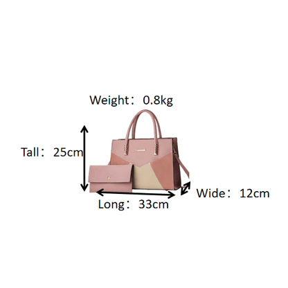 2-in-1 Exquisite Trendy Shoulder Bag Set - Luxury Leather Tote 2-in-1 Exquisite Trendy Women's Shoulder | Ectron Online