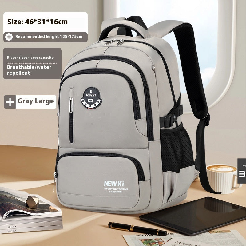 Large Oxford Cloth Business Travel Backpack – Waterproof & Stylish Large Capacity Oxford Cloth Business Tra | Ectron Online