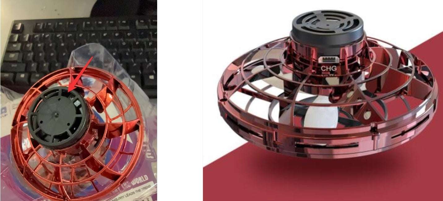 Rotating Flying Drone Toy Rotating Flying GyroAircraft Induction D | Ectron Online