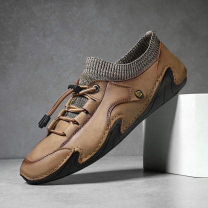 Men's Gommino Casual Leather Shoes Men's Soft Bottom Octopus Outdoor Driving Shoes Men's
