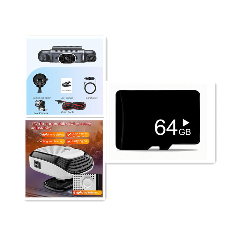 4-Way WiFi Driving Recorder – HD Night Vision & Wide Angle Four-record Wifi Driving Recorder HD Nig | Ectron Online
