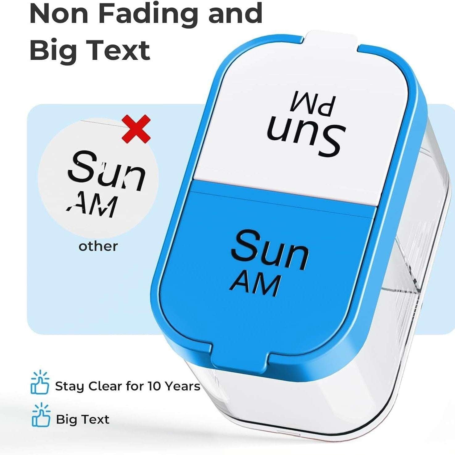 Amazon Pill Box Portable Dispenser Can Be Disassembled And Carried Independently