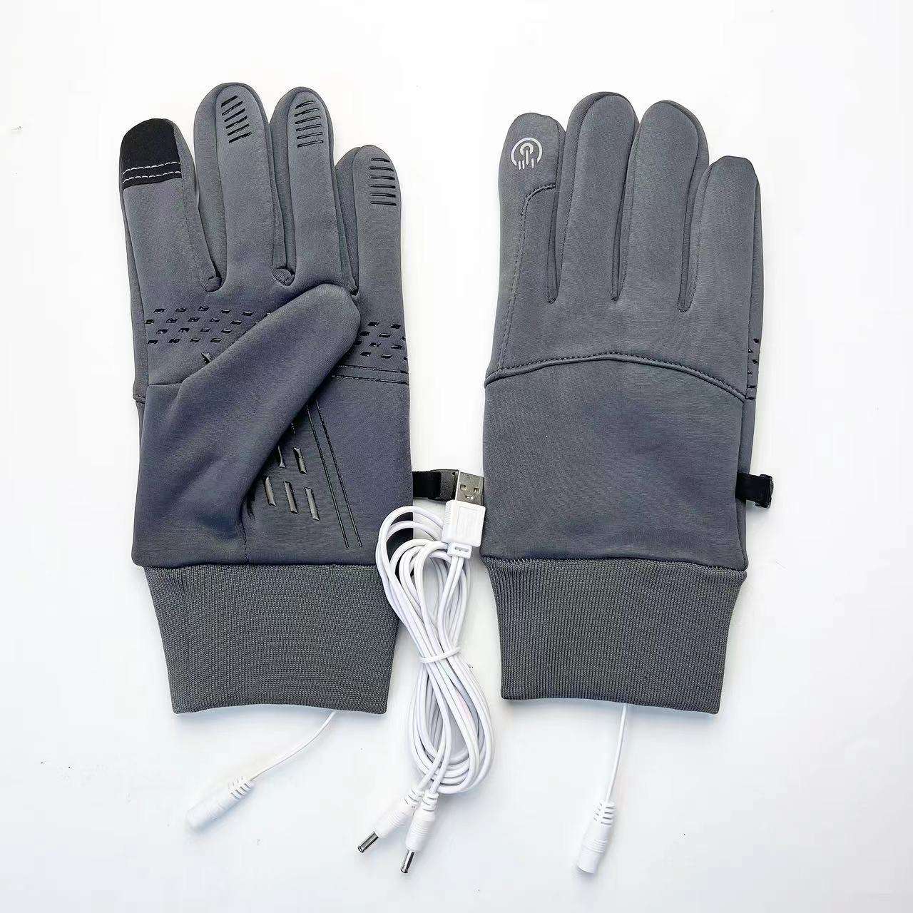 USB Heated Touch Screen Gloves USB Electric Heating Gloves Cycling Warm | Ectron Online