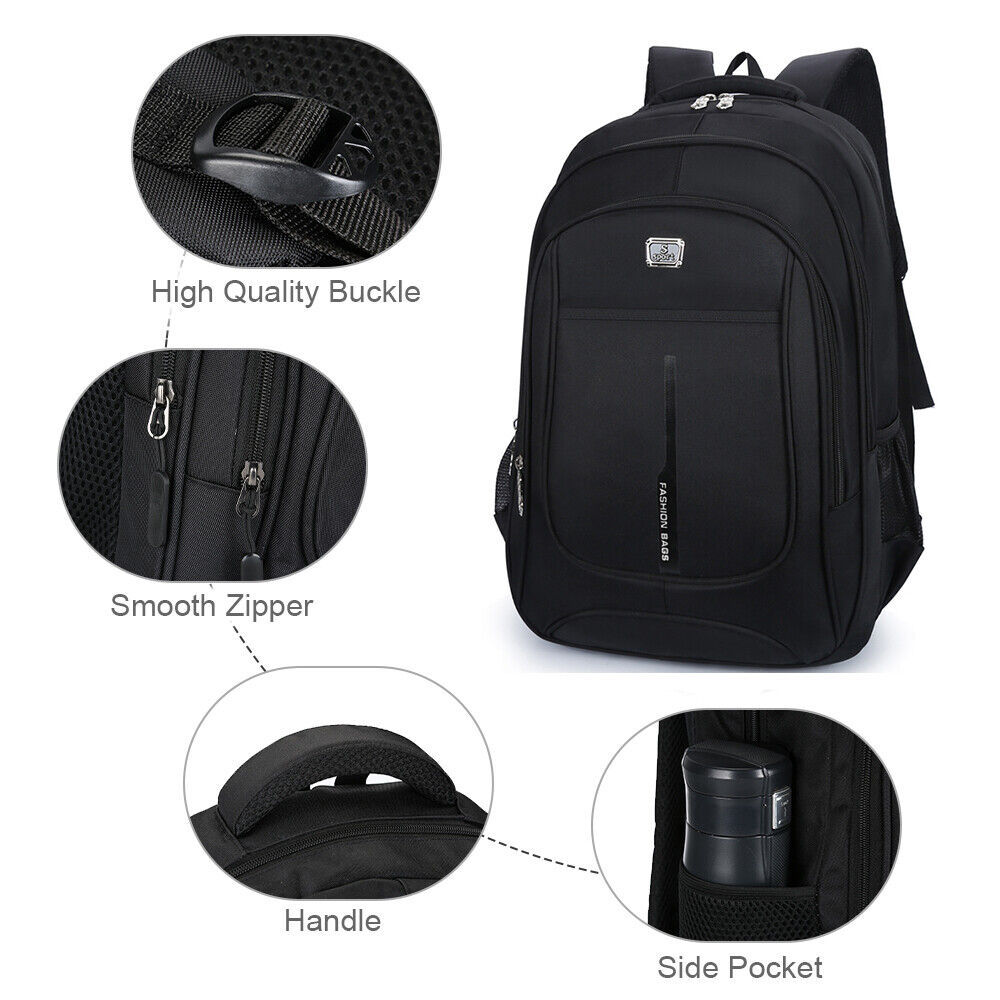 Men Women Laptop Backpack 40L Large Waterproof Rucksack Travel School Bag