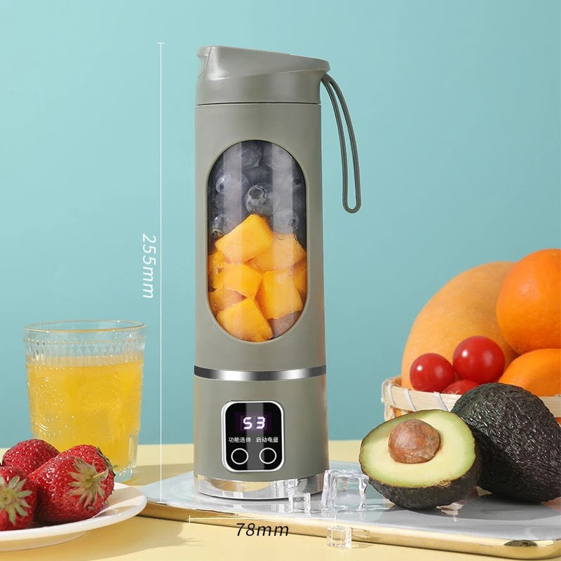 Portable Dual-Motor 12-Blade Juicer Cup