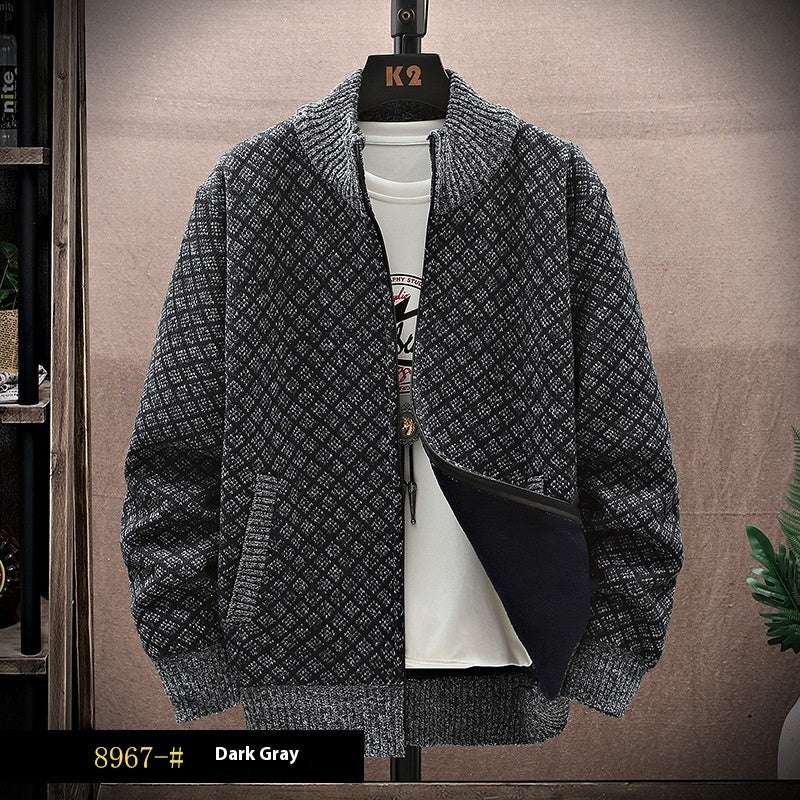 New Men's Casual Zipper Sweater Coat - Versatile & All-Match New Men's Casual Zipper Sweater Coat All | Ectron Online