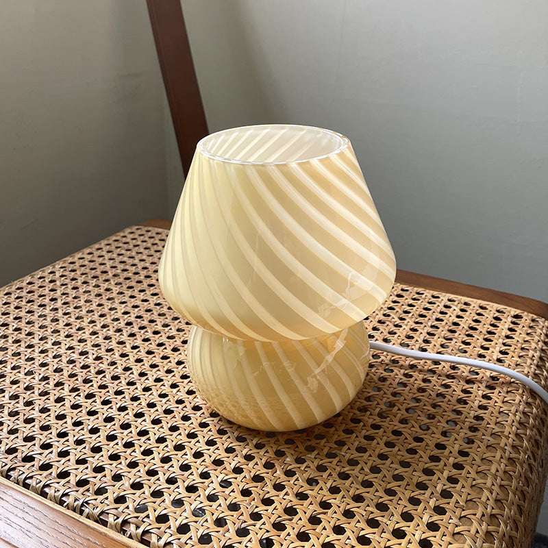 Ins Retro Glass Table Lamp for Bedroom & Bedside Ins Retro Glass Table Lamp Net Red Table | Ectron Online