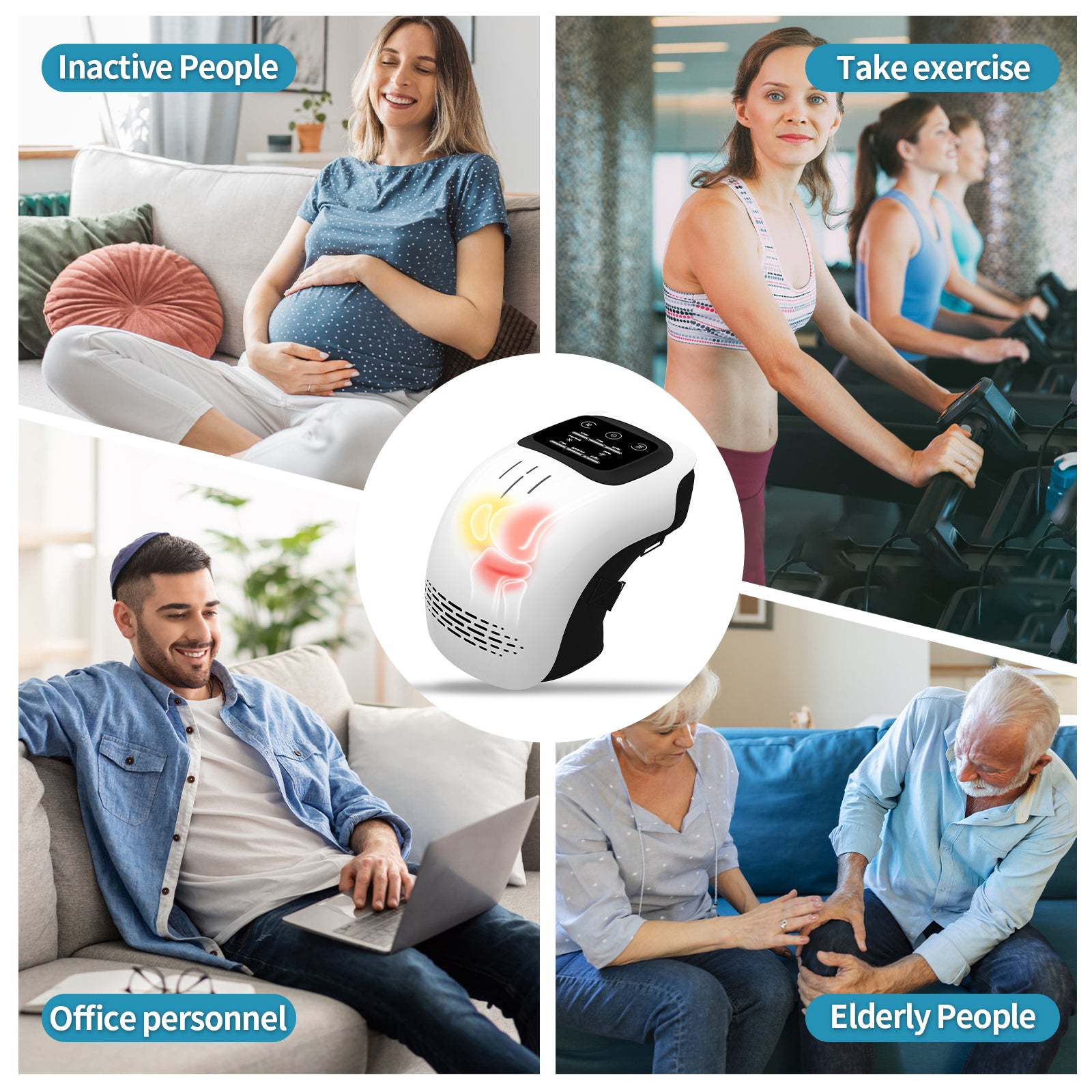 4-in-1 Intelligent Knee Massager Intelligent Home Use Electric Intelligen | Ectron Online