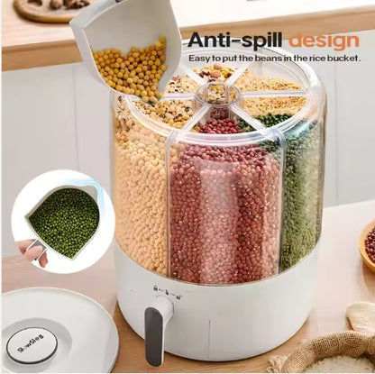 Rice Storage Containers Food Grain Cereal Bins Pet Food Storage Yikexiomi Bucket Rice Storage Containers Food Grain Cerea | Ectron Online