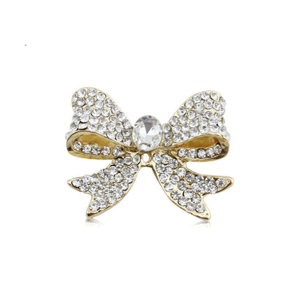 Full Diamond Alloy Bow Collar Section Creative Diy Handmade Material Decorative Accessories