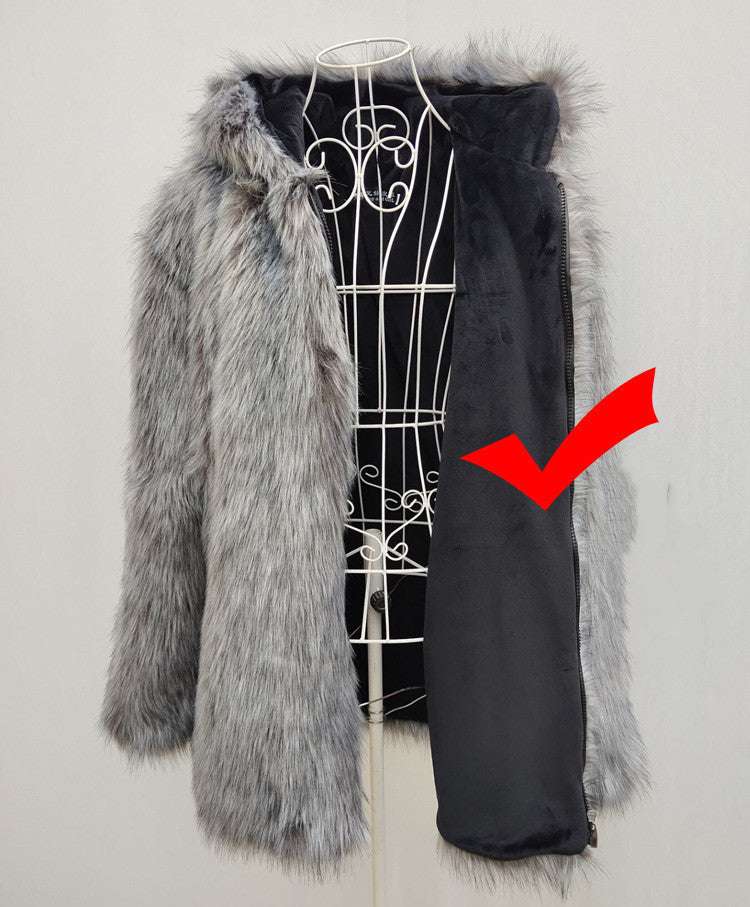 Men's Hooded Mink Fur Coat