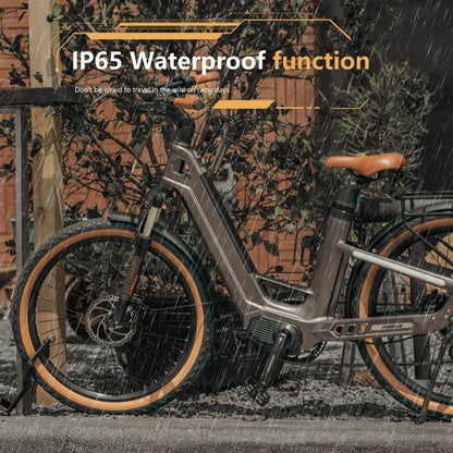 1500W Carbon Fiber E-Bike - 121-Mile Range Smart Electric Bike E-Bike, 1500W Peak Motor, Dual 48V 9.6Ah | Ectron Online