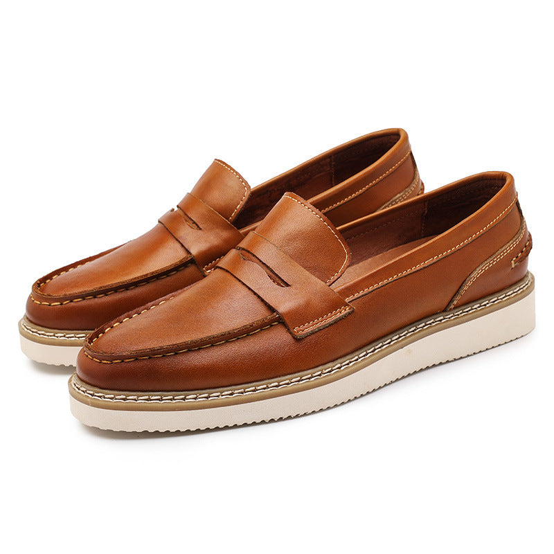 Men’s Top Layer Cowhide Leather Shoes – Premium & Durable Men's Top Layer Cowhide Leather Shoes | Ectron Online