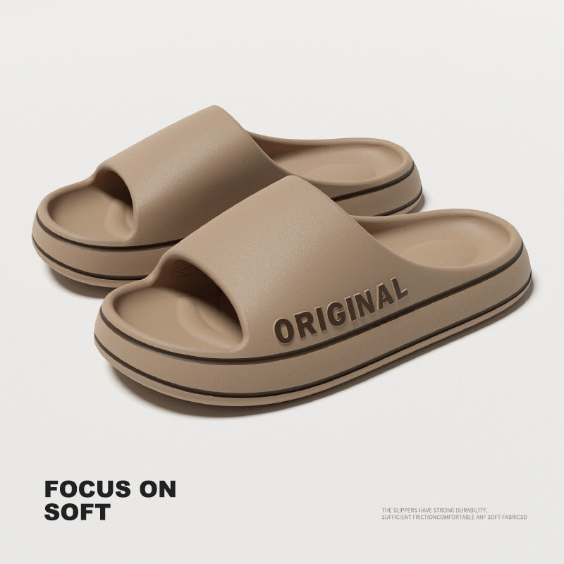 Stepping On A Sense Of Excrement Slippers Men Summer Simple Outside Wear Indoor Stepping On A Sense Of Excrement Slipper | Ectron Online