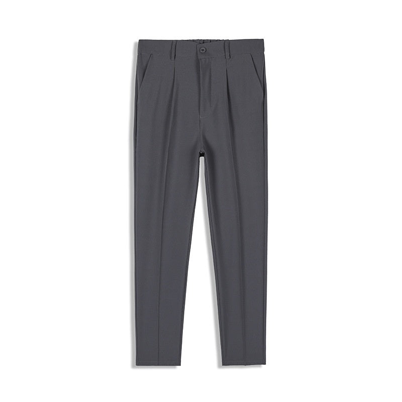 Men's All-Match Skinny Suit Pants for Autumn Autumn Wear Skinny Casual Draping All-ma | Ectron Online