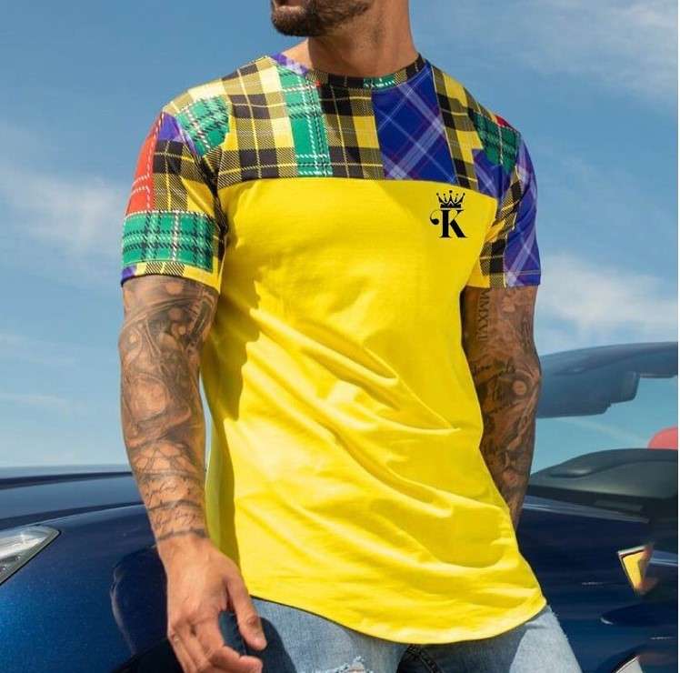Casual Round Neck T-Shirt – Short Sleeve Digital Print Tee Casual Round Neck Short Sleeve Digital P | Ectron Online