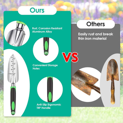 13-Piece Heavy-Duty Aluminum Alloy Gardening Tool Starter Kit 13Pcs Garden Tool Set Aluminum Alloy Gar | Ectron Online