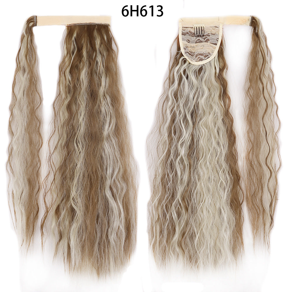 Water Wave Ponytail Wig - Elegant & Easy Style Ponytail Wig Water Wave Velcro Banding C | Ectron Online