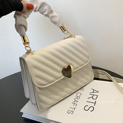 Women's Fashion Chain Shoulder Bag - Love Metal Design Handbag Women Handbags Fashion Chain Shoulder Ba | Ectron Online