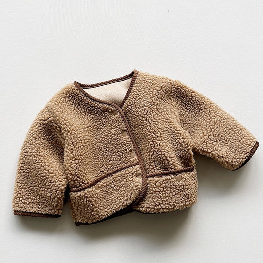 Children's Fur Coat Boys And Girls Plush Jacket