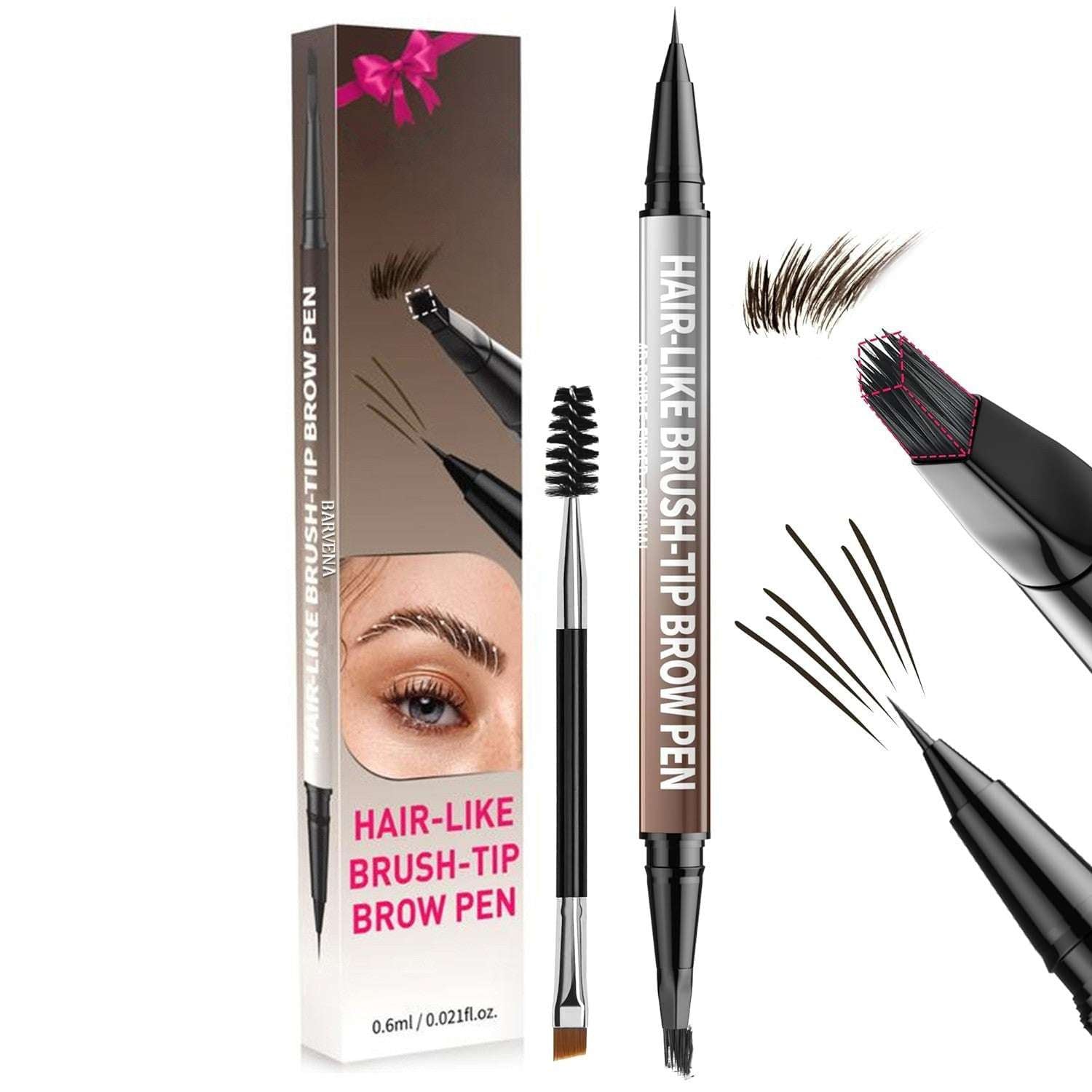 Waterproof Double-Headed Eyebrow Pencil Waterproof And Sweat-proof Not Smudge Do | Ectron Online