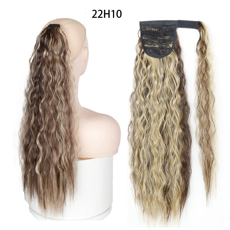 Water Wave Ponytail Wig - Elegant & Easy Style Ponytail Wig Water Wave Velcro Banding C | Ectron Online