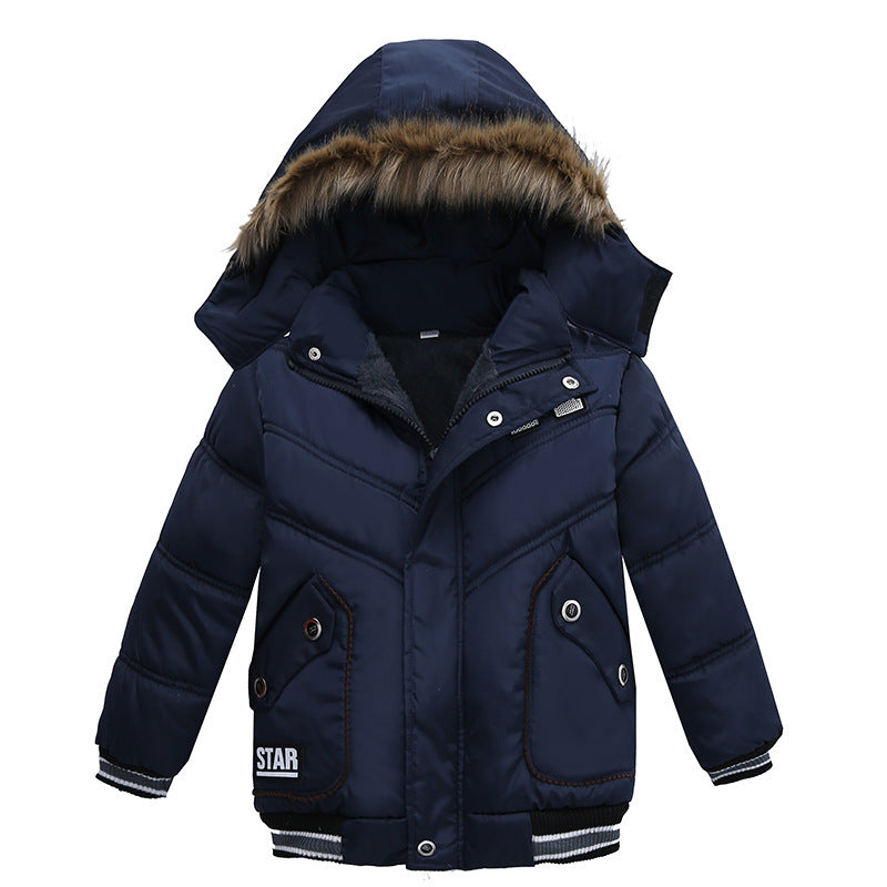 Boys' Cotton-Padded Jackets | Small & Medium Small And Medium-Sized Boys Cotton-Padde | Ectron Online