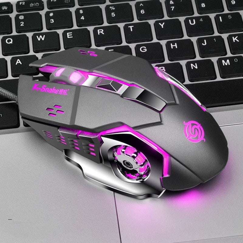 Metal USB Wired Mouse – Macro Gaming & Office Precision Macro Definition Gaming Competitive Offi | Ectron Online