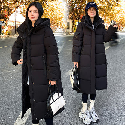 Women's Korean Fashion Padded Jacket | Thick Cold-Proof Winter Coat Cold-proof Cotton-padded Jacket Cotton C | Ectron Online