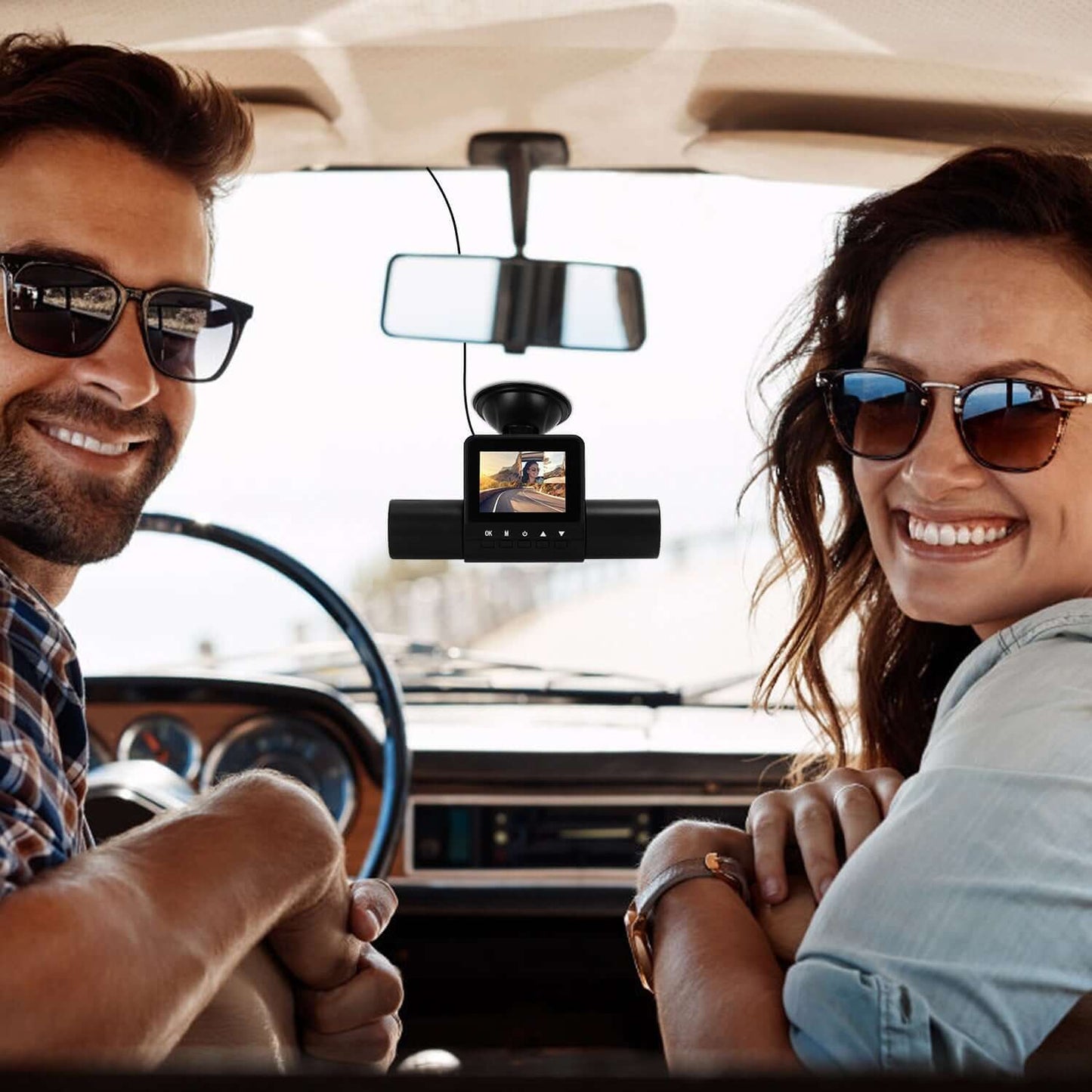 360° View 4-Channel Dash Cam - 1080P FHD Front & Triple Cabin/Rear Cameras 1Pc 360 Degree View FHD 4 Channel Dash C | Ectron Online