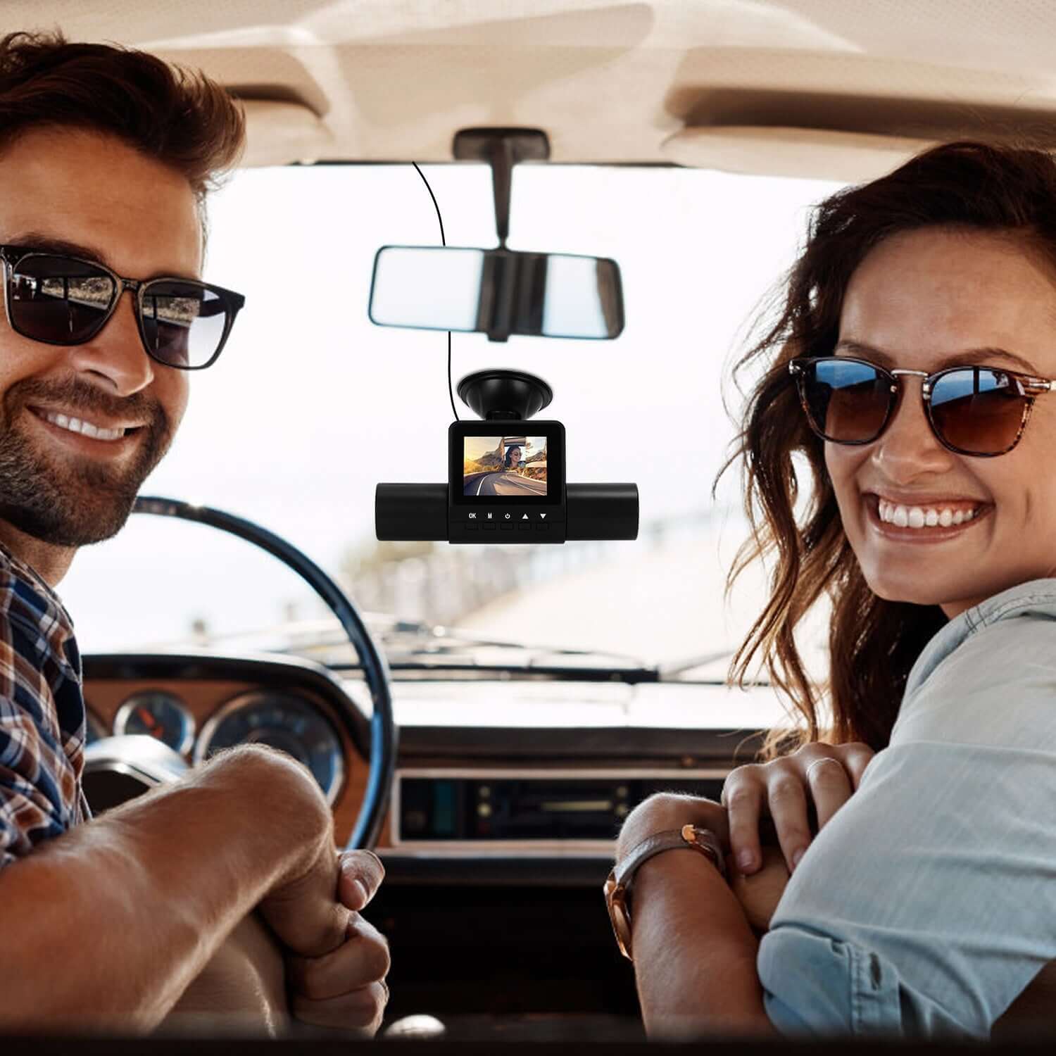 360° View 4-Channel Dash Cam - 1080P FHD Front & Triple Cabin/Rear Cameras 1Pc 360 Degree View FHD 4 Channel Dash C | Ectron Online