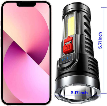Rechargeable LED Flashlight & Work Light LED Flashlight Torch Rechargeable Work L | Ectron Online