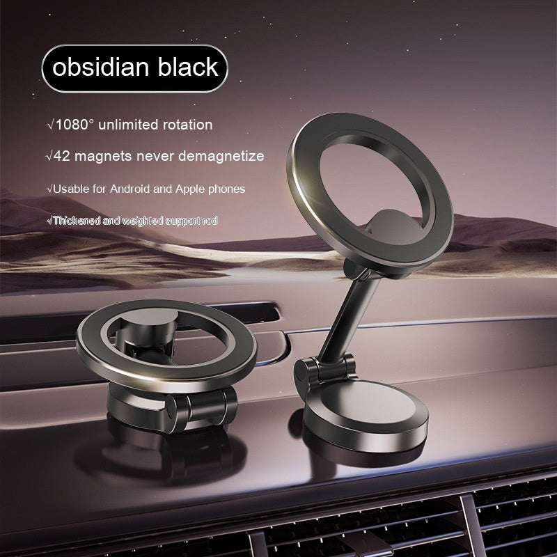 Magnetic Car Phone Mount - All-Metal Foldable Holder Magnetic Car Phone Mount All-Metal Folda | Ectron Online