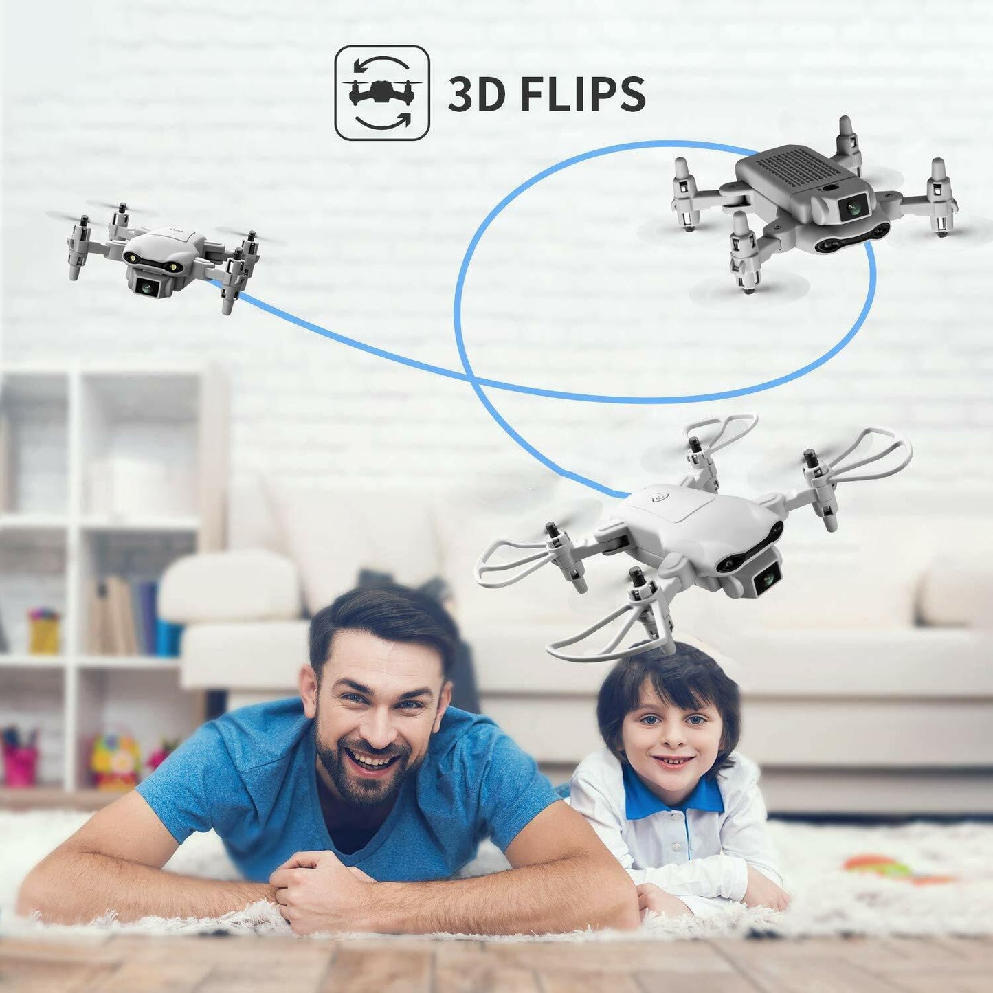 4D V9 Mini Drone with Camera for Kids | Portable Remote Control Toy