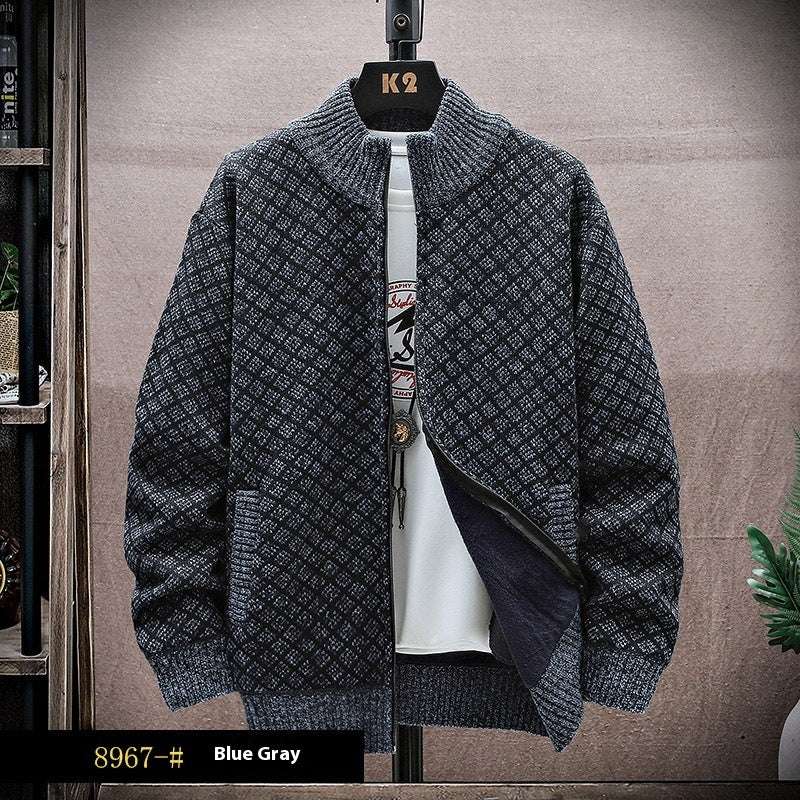 New Men's Casual Zipper Sweater Coat - Versatile & All-Match New Men's Casual Zipper Sweater Coat All | Ectron Online