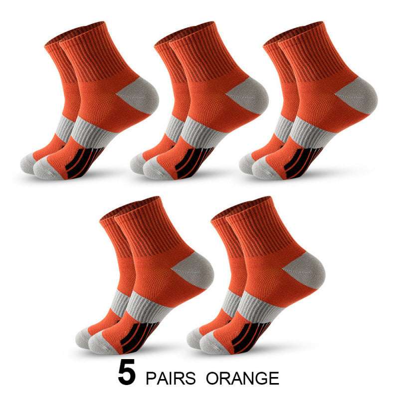 Men's Basketball Crew Socks Men's Middle Tube Socks Color Matching S | Ectron Online