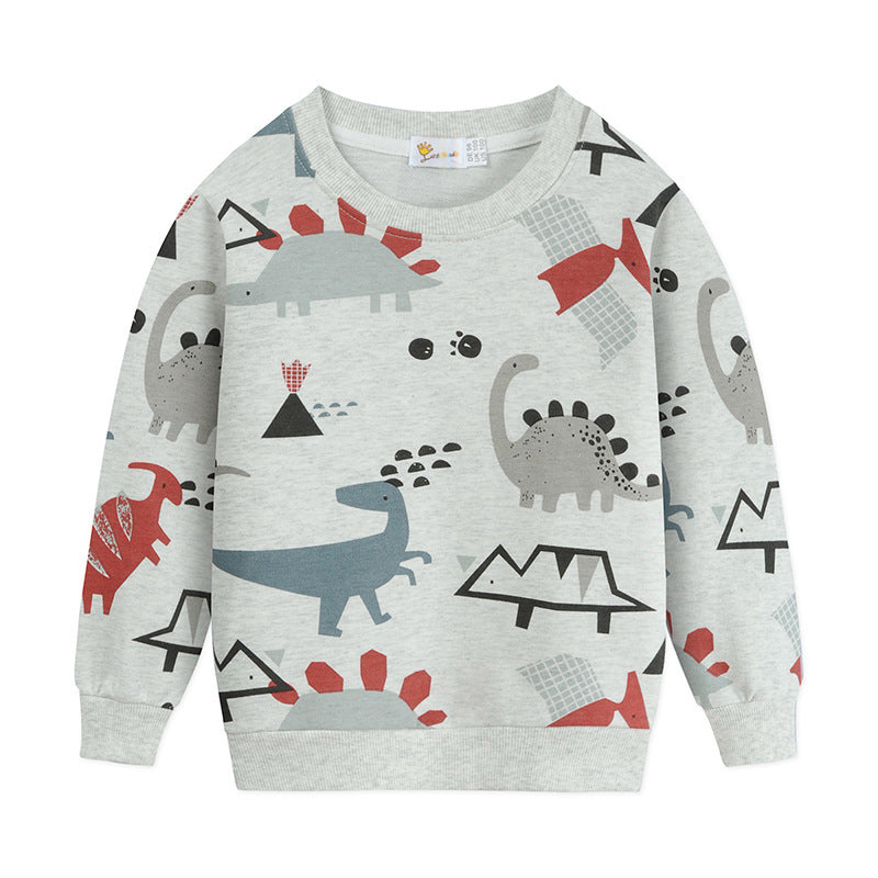 New Boys' Knitted Terry Cotton Sweater Boys Knitted Terry Cotton Long-sleeved S | Ectron Online