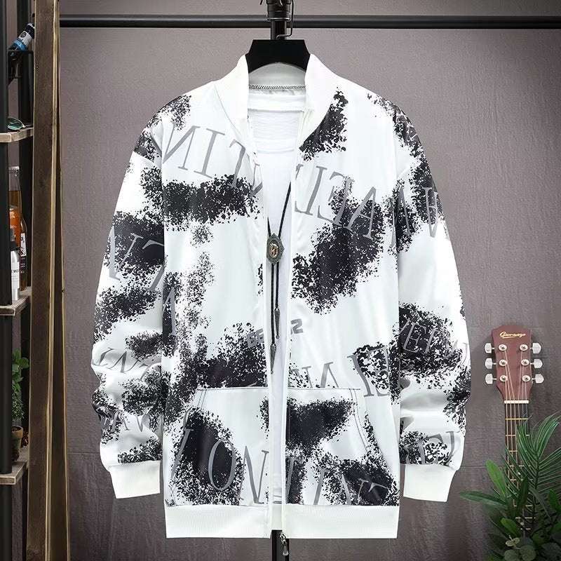 Men's Camouflage Zipped Sweater Jacket Men's Camouflage Coat Men's Zipped Stand | Ectron Online