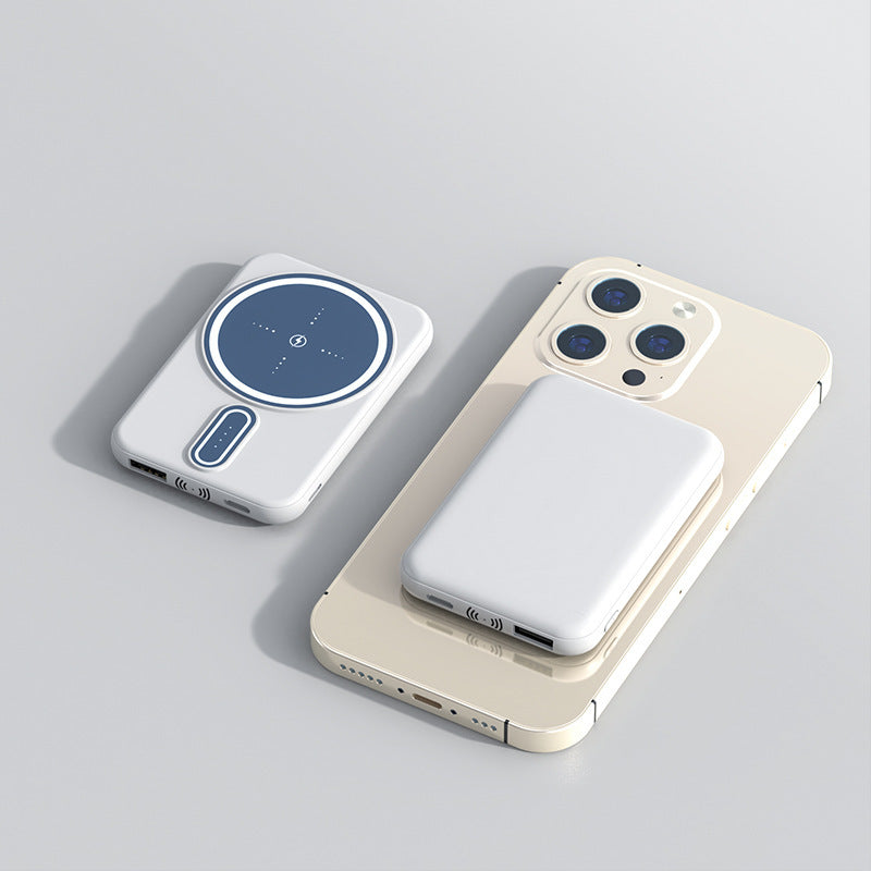 Magnetic Suction Wireless Charging Bank Mobile Power Supply Magnetic Suction Charging Bank Wireless | Ectron Online