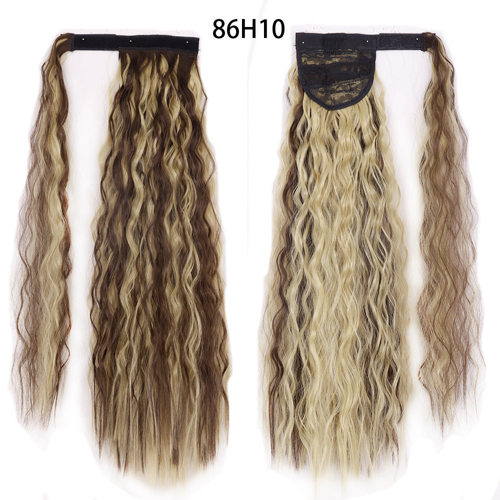 Water Wave Ponytail Wig - Elegant & Easy Style Ponytail Wig Water Wave Velcro Banding C | Ectron Online